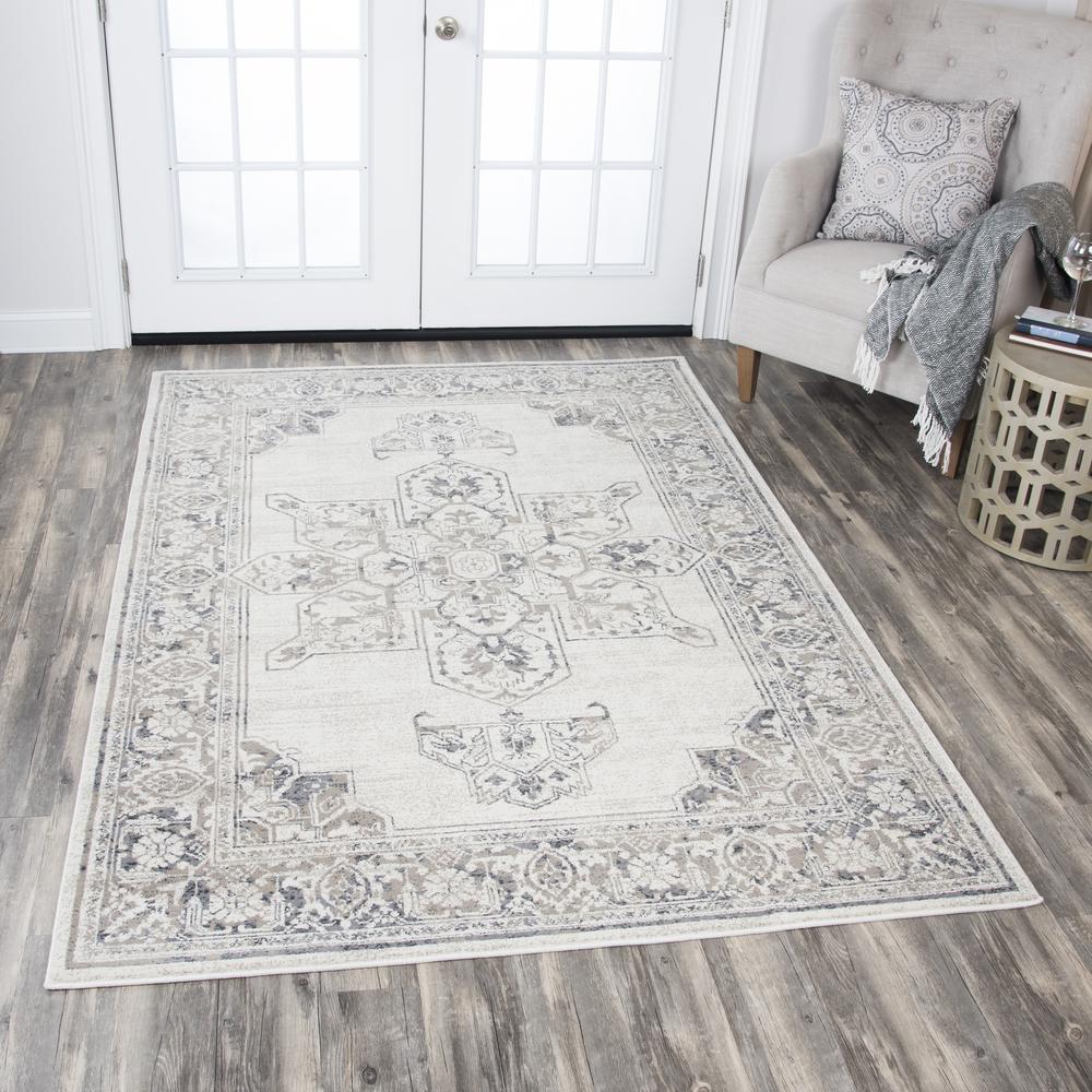Swagger Neutral 6'7" x 9'6" Power-Loomed Rug- SW1011. Picture 7