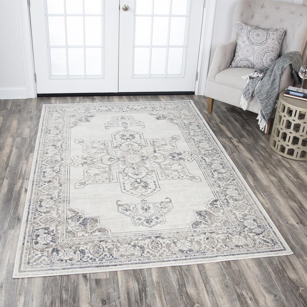 Swagger Neutral 6'7" x 9'6" Power-Loomed Rug- SW1011. Picture 15