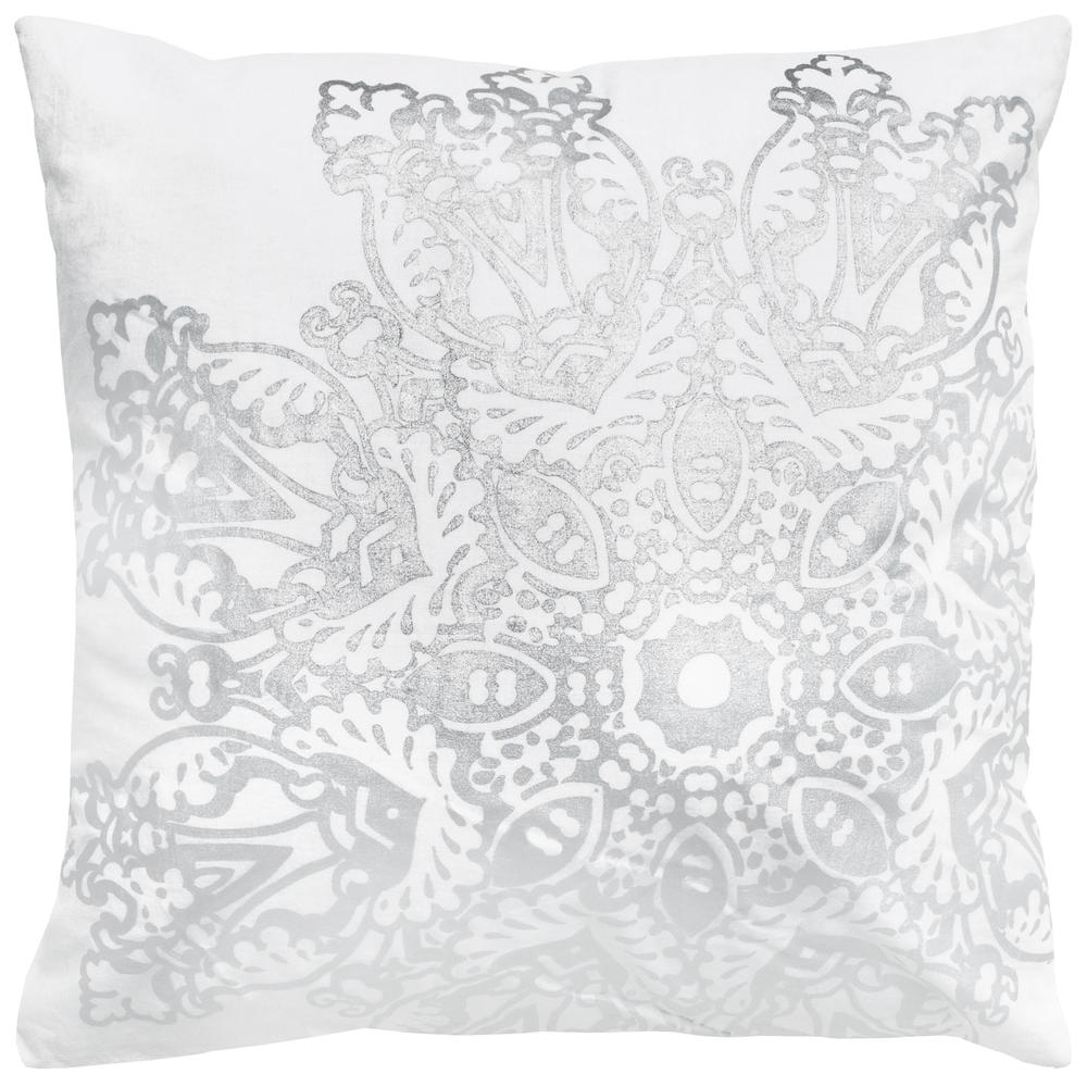 Rizzy Home 18" x 18" Pillow- T05007. Picture 1