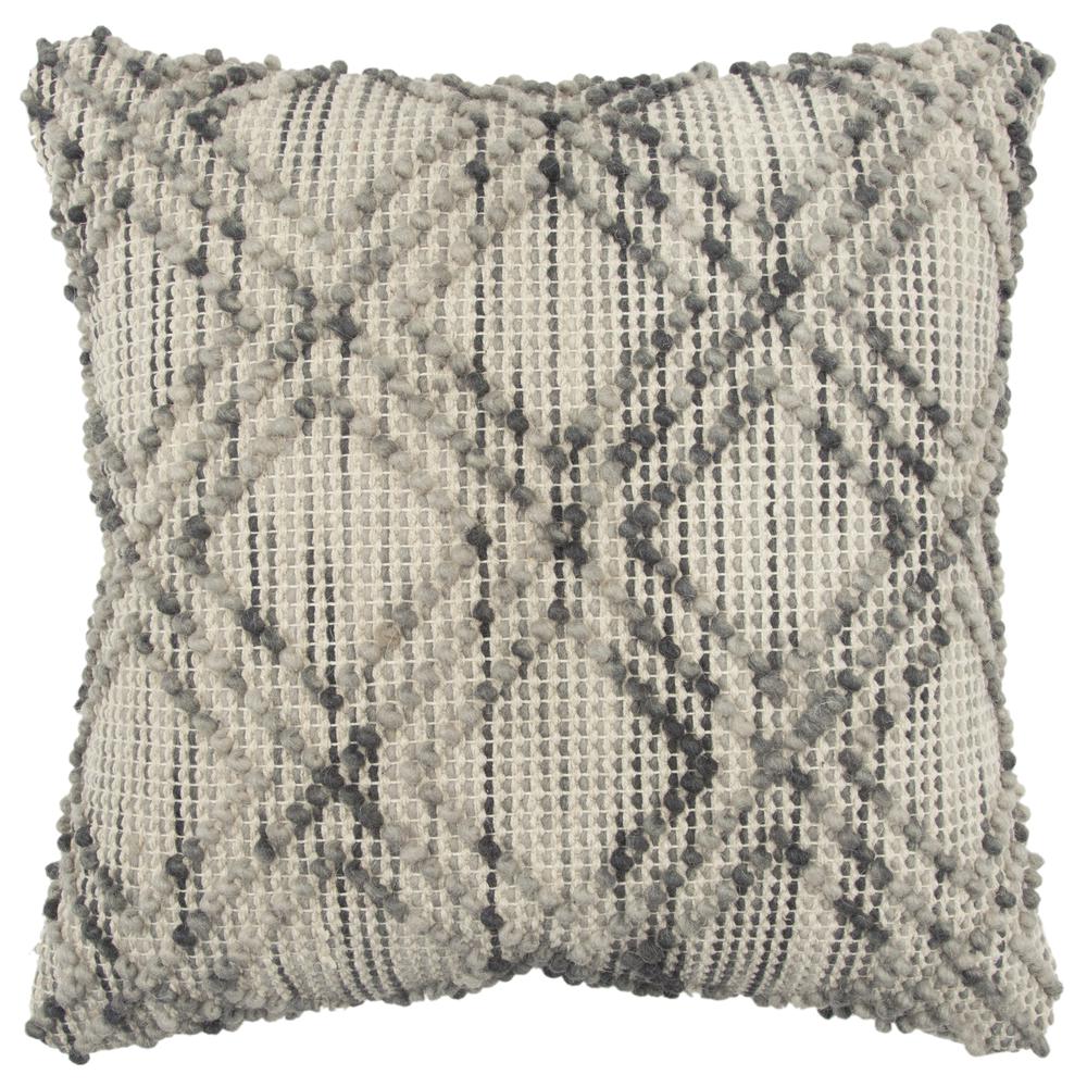 Rizzy Home 20" x 20" Poly Filled Pillow- T13846. Picture 1