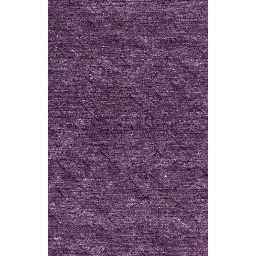 Technique Purple 8' Round Hand Loomed Rug- TC8267. Picture 9