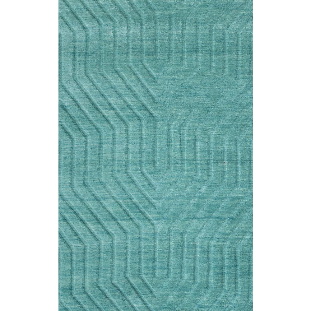 Technique Blue 8' Round Hand Loomed Rug- TC8577. Picture 9