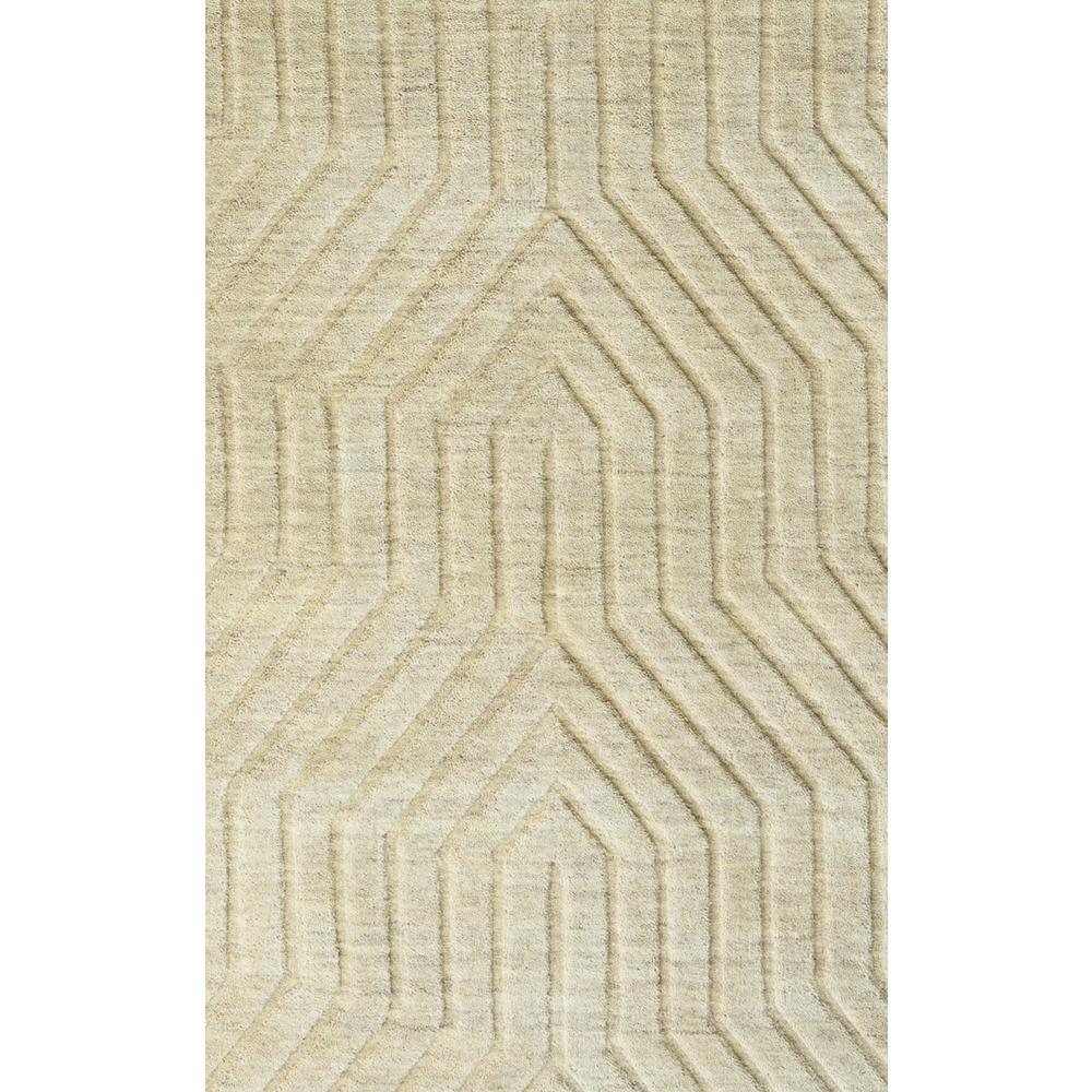 Technique Neutral 8' Round Hand Loomed Rug- TC8580. Picture 9