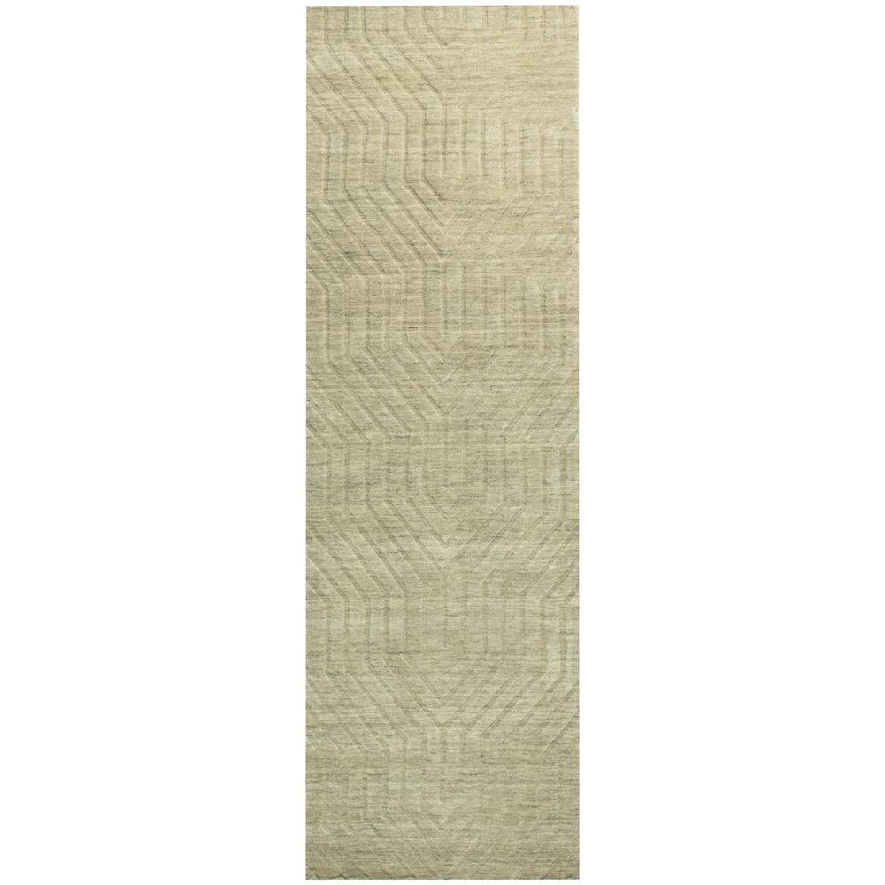 Technique Neutral 8' Round Hand Loomed Rug- TC8580. Picture 7