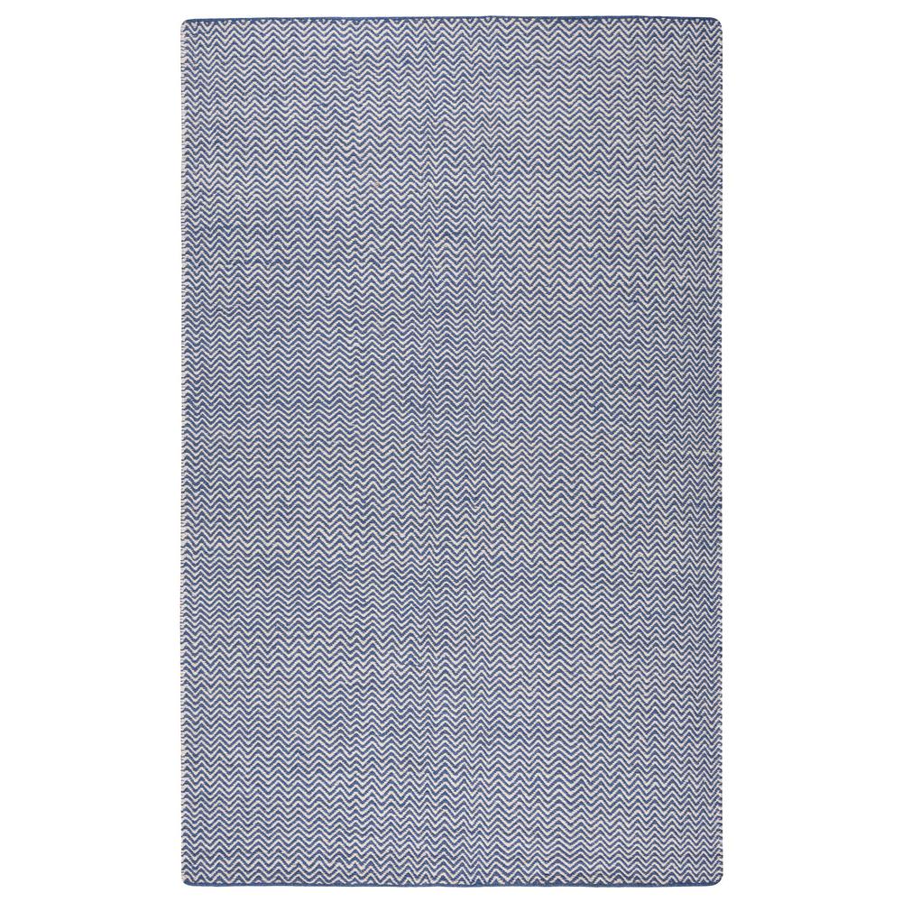 Twist Blue 5' x 8' Hand Woven Rug- TW2922. Picture 1