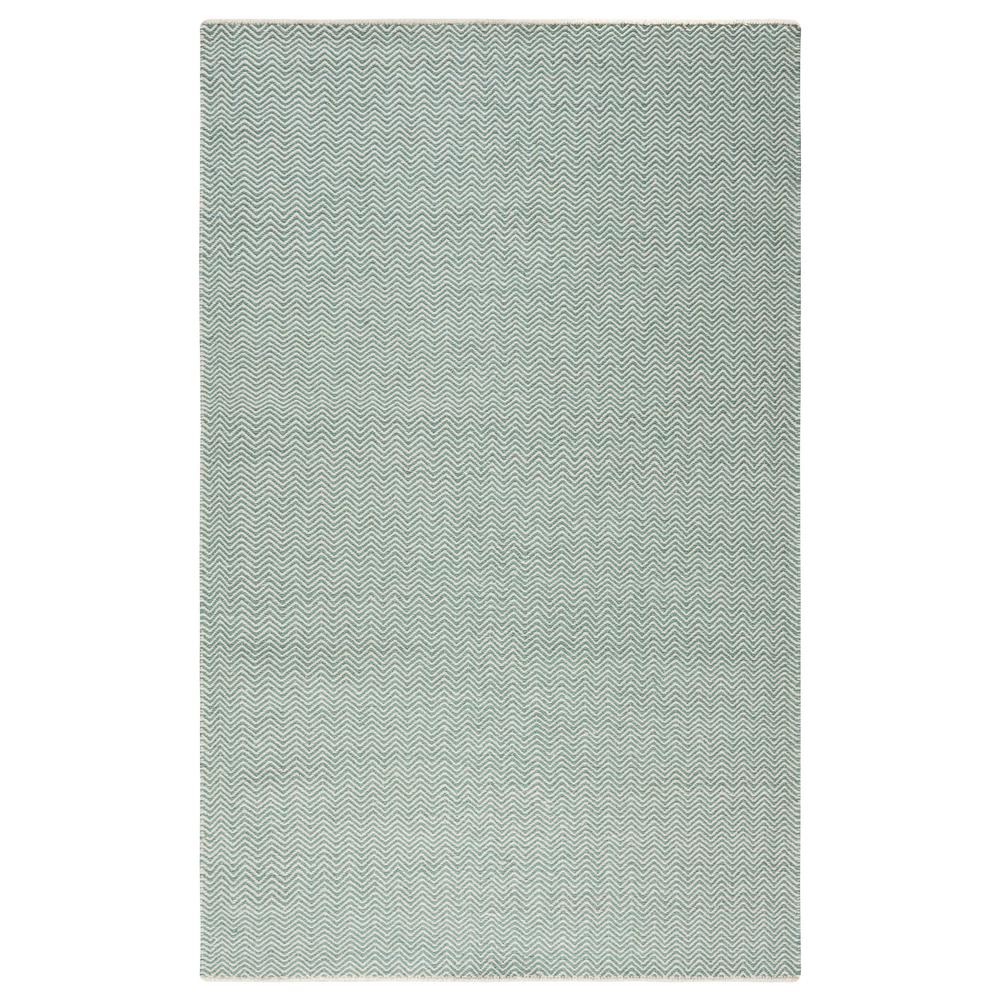 Twist Green 5' x 8' Hand Woven Rug- TW2927. Picture 1