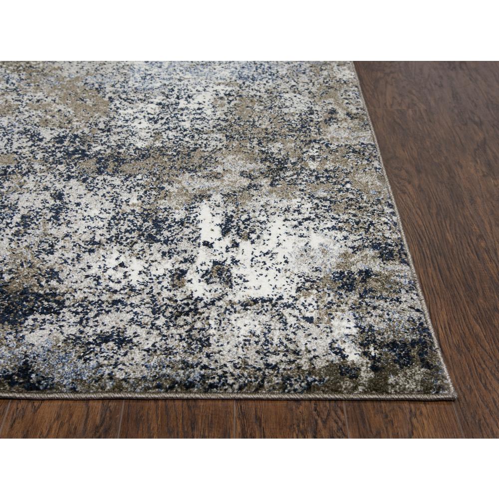 Venice Gray 6'7" x 9'6" Power-Loomed Rug- VI1003. Picture 1