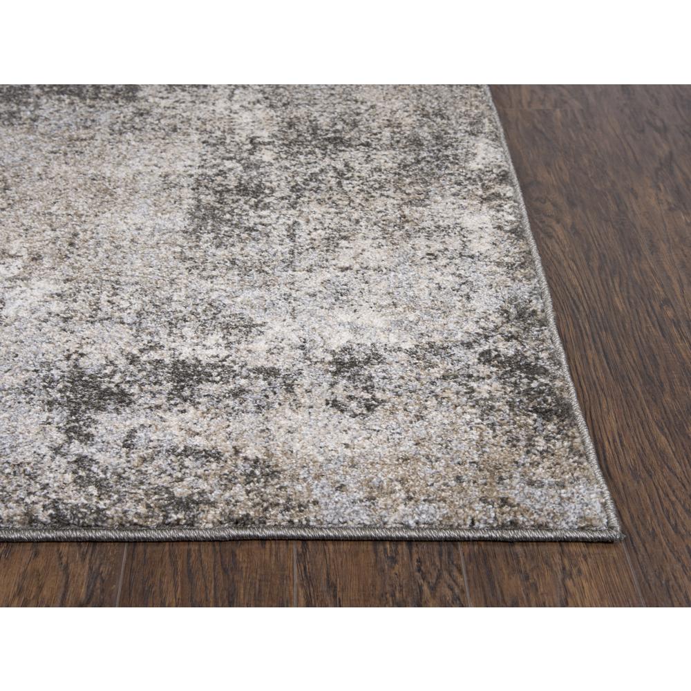 Venice Gray 6'7" x 9'6" Power-Loomed Rug- VI1008. The main picture.