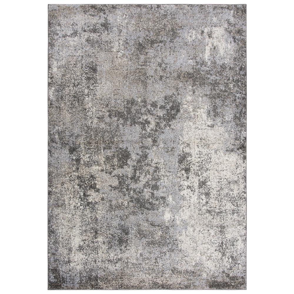 Venice Gray 6'7" x 9'6" Power-Loomed Rug- VI1008. Picture 10