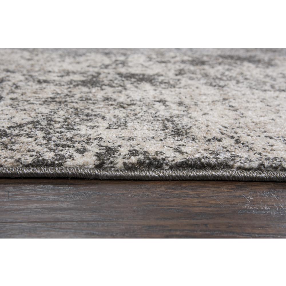 Venice Gray 6'7" x 9'6" Power-Loomed Rug- VI1008. Picture 5