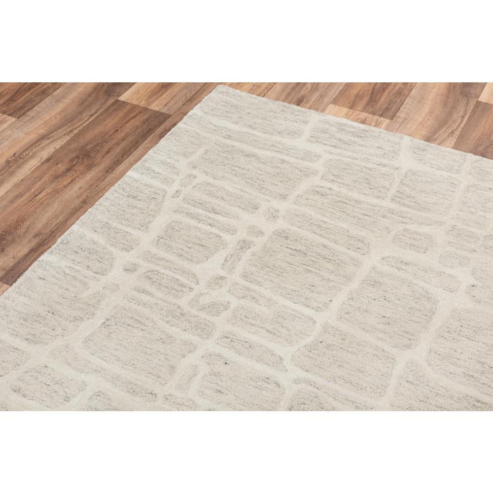 Winston Neutral 5' x 8' Hand-Tufted Rug- WST106. Picture 3