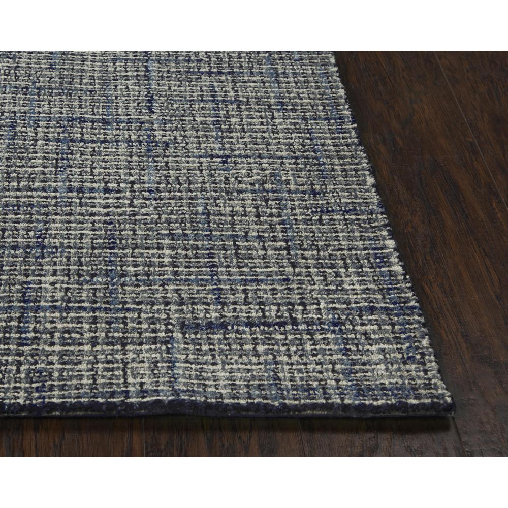 Hand Tufted Loop Pile Wool Rug, 8'6" x 11'6". Picture 3