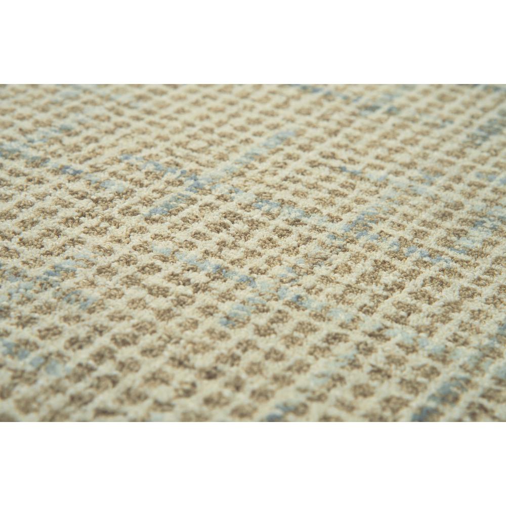 Hand Tufted Loop Pile Wool Rug, 5' x 7'6". Picture 8