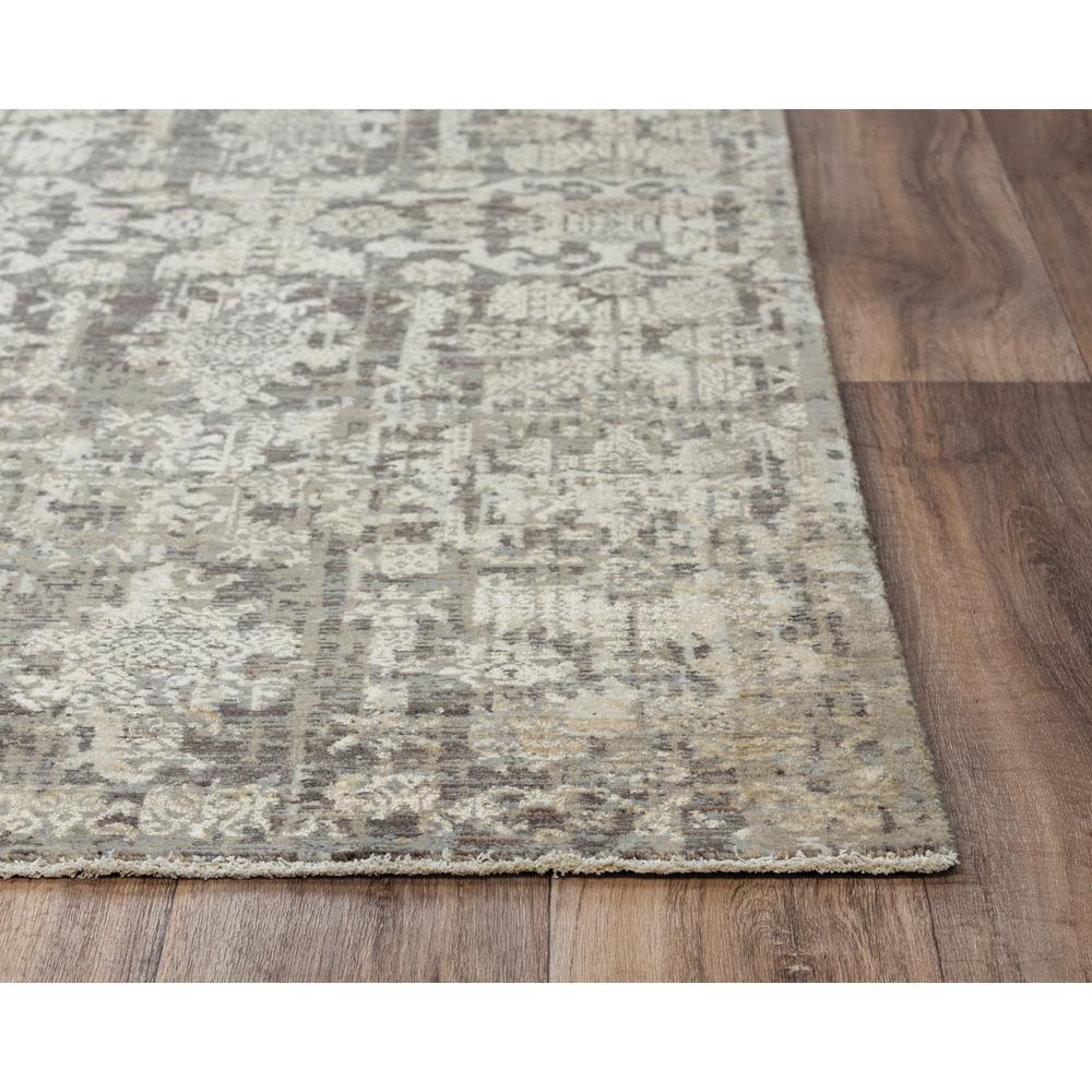 Hybrid Cut Pile Wool/ Tencel Rug, 5' x 8'. The main picture.