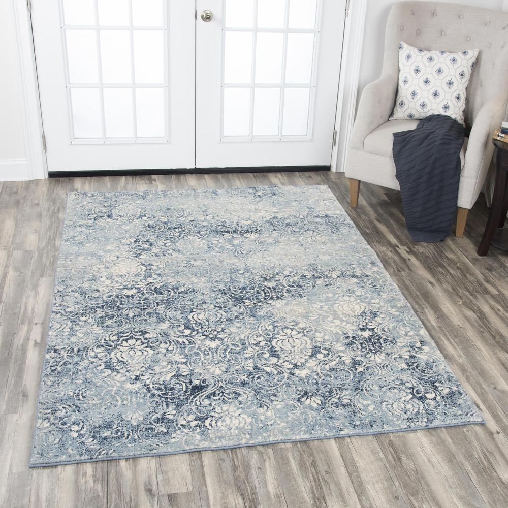Hybrid Cut Pile Wool Rug, 3' x 5'. Picture 2