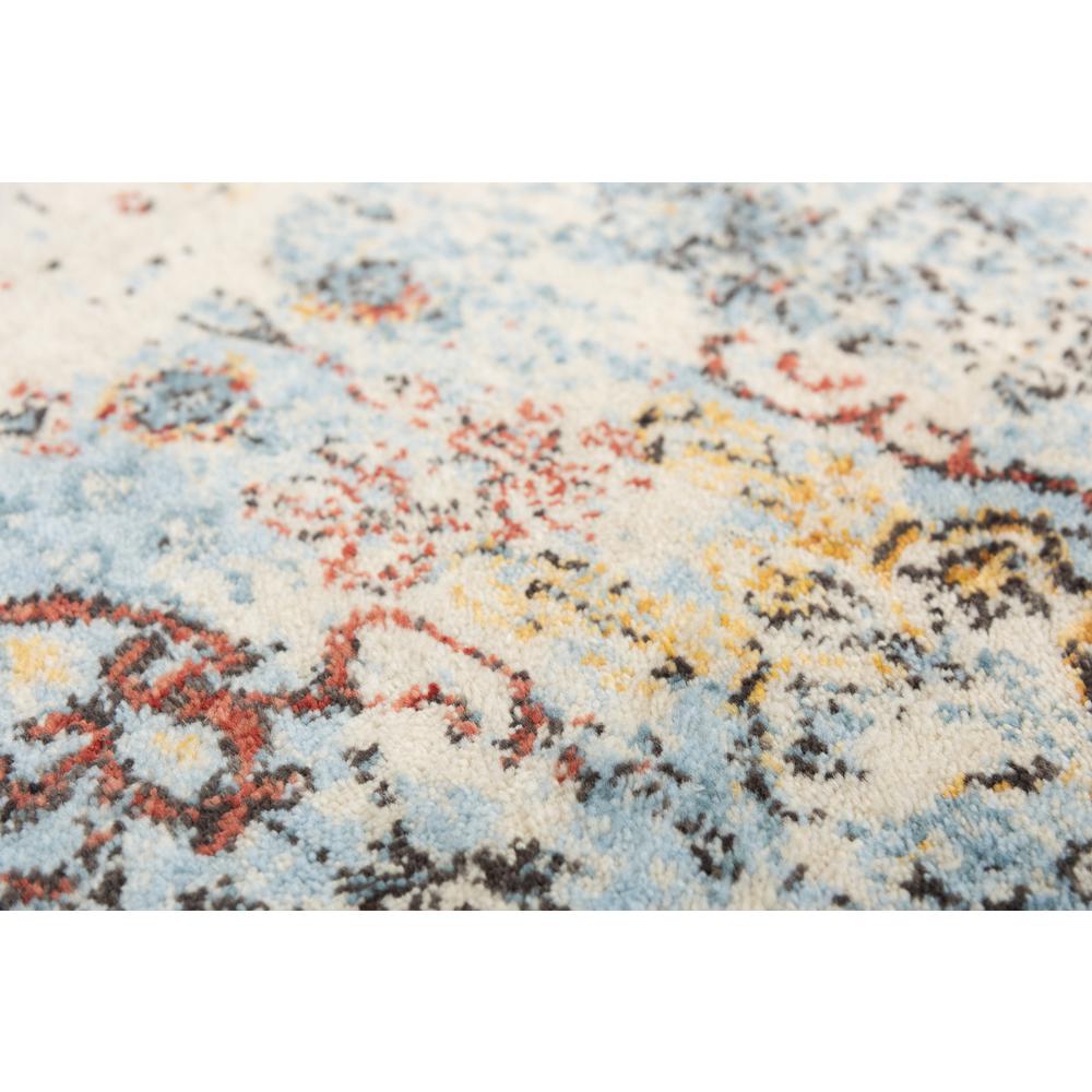Infinity Blue 5' x 8' Hybrid  Rug- 008107. Picture 2