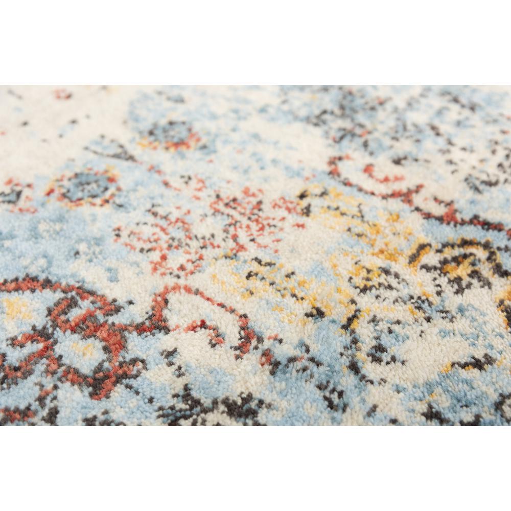 Infinity Blue 5' x 8' Hybrid  Rug- 008107. Picture 8