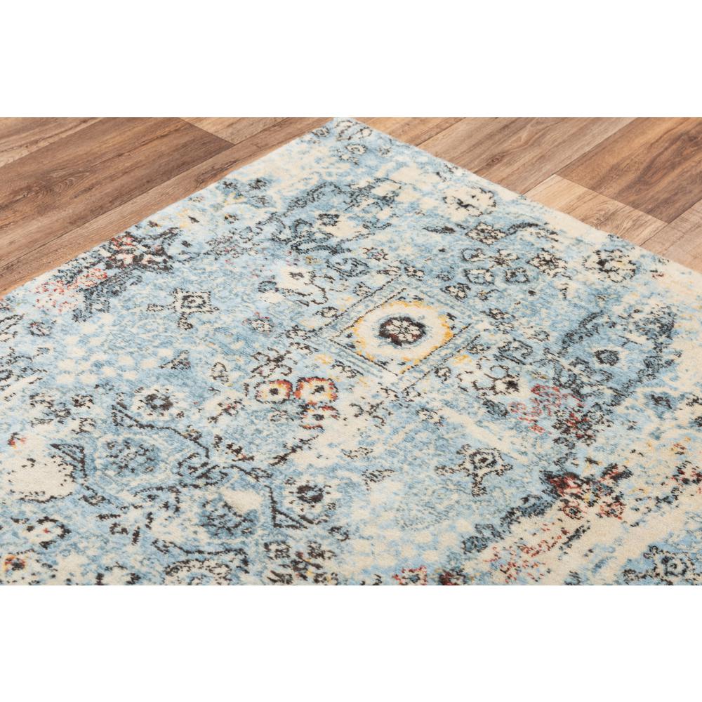 Infinity Blue 5' x 8' Hybrid  Rug- 008107. Picture 3