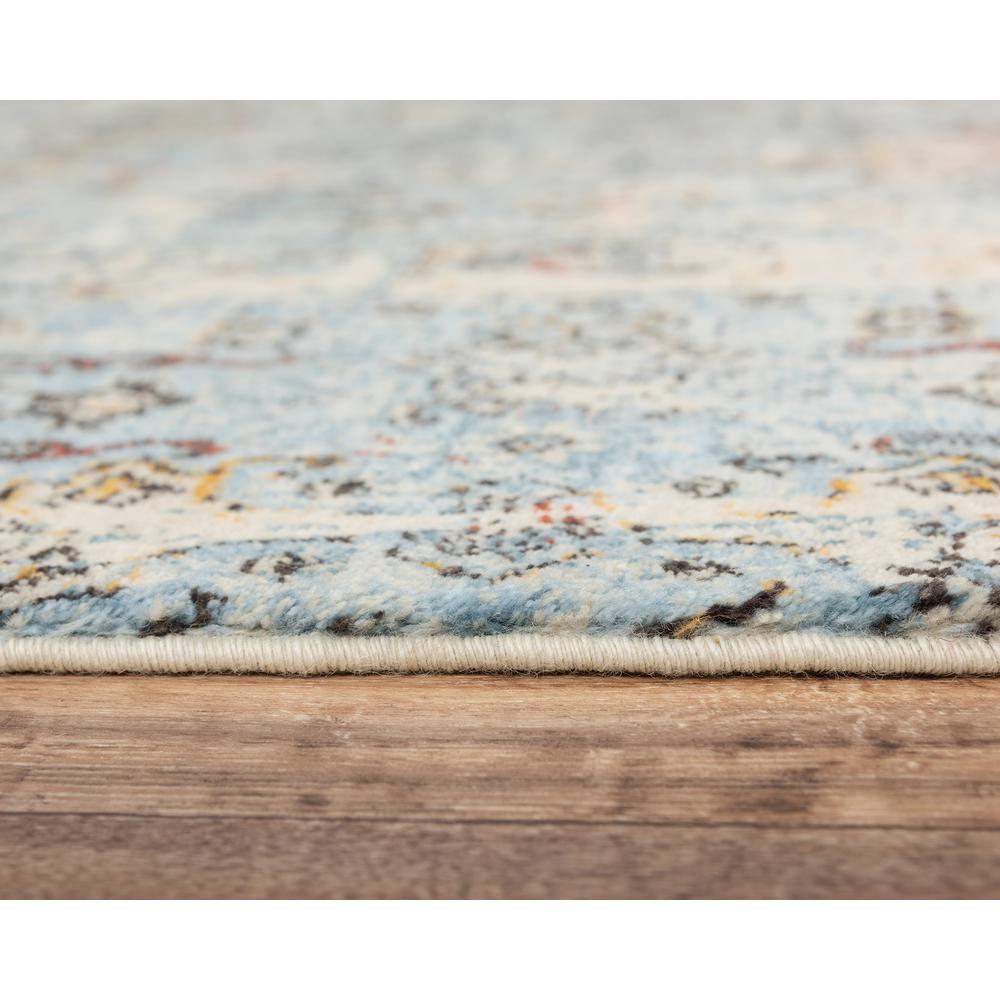 Infinity Blue 5' x 8' Hybrid  Rug- 008107. Picture 11