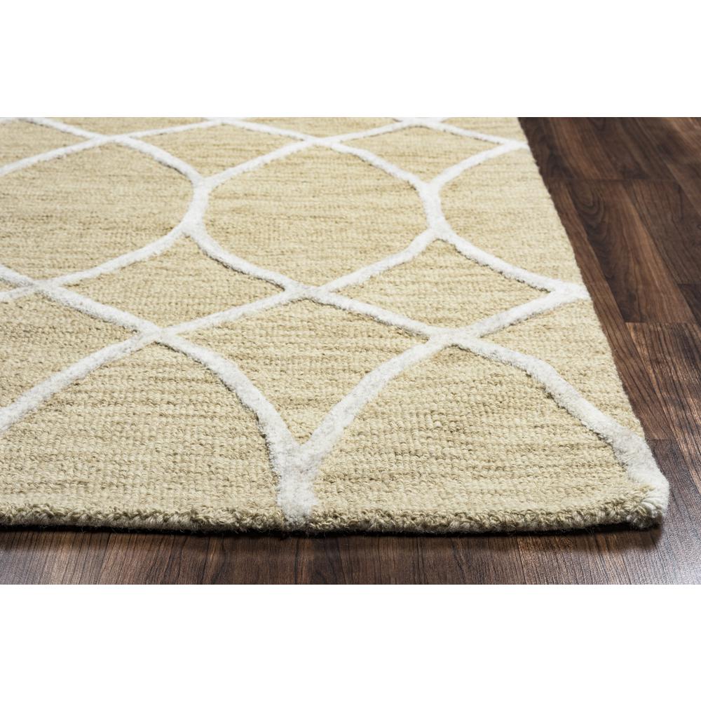 Berlin Neutral 2'6" x 8' Hand-Tufted Rug- BN1005. Picture 2