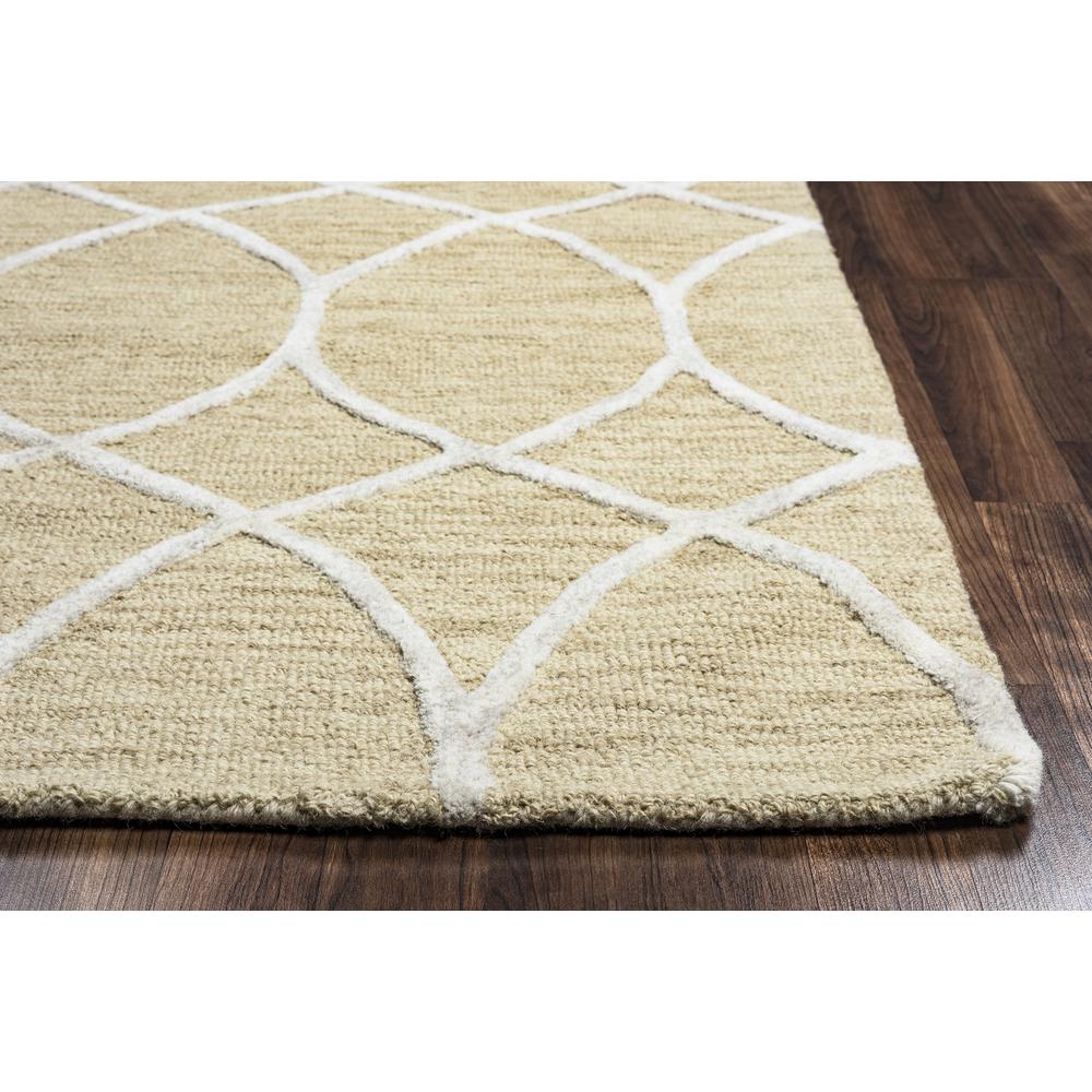 Berlin Neutral 2'6" x 8' Hand-Tufted Rug- BN1005. Picture 9