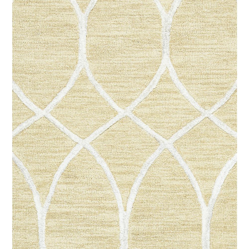 Berlin Neutral 2'6" x 8' Hand-Tufted Rug- BN1005. Picture 3