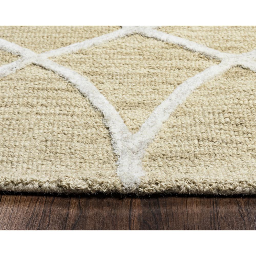 Berlin Neutral 2'6" x 8' Hand-Tufted Rug- BN1005. Picture 5