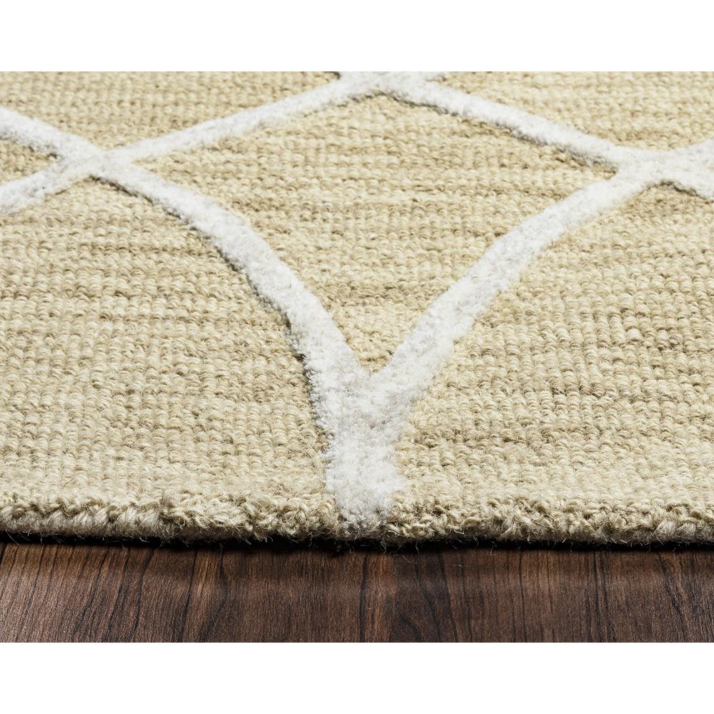 Berlin Neutral 2'6" x 8' Hand-Tufted Rug- BN1005. Picture 12