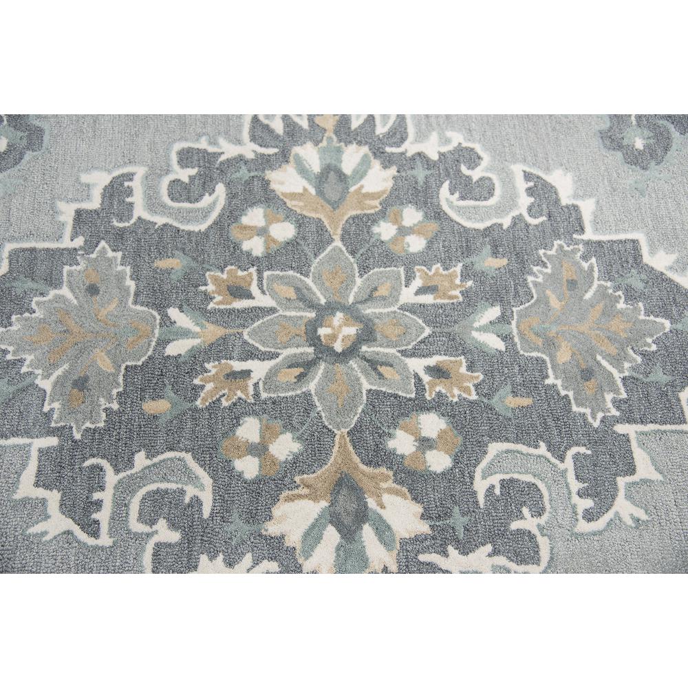 Cascade Gray 5' x 8' Hand-Tufted Rug- CD1014. Picture 11