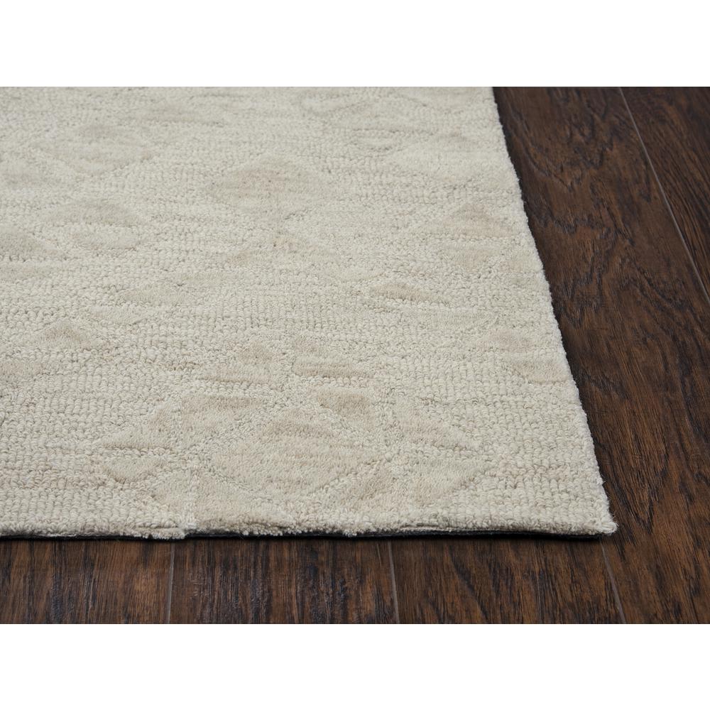 Emerson Neutral 5' x 8' Hand-Tufted Rug- ES1011. Picture 7