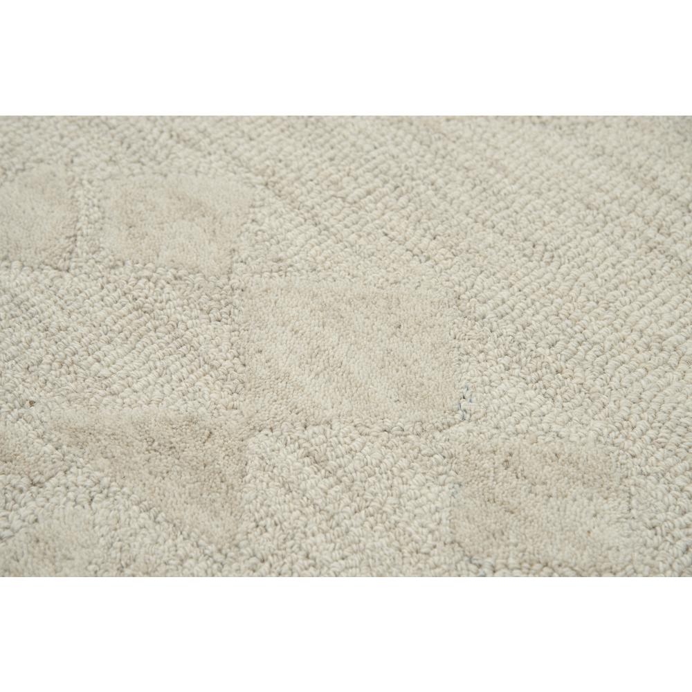 Emerson Neutral 5' x 8' Hand-Tufted Rug- ES1011. Picture 3