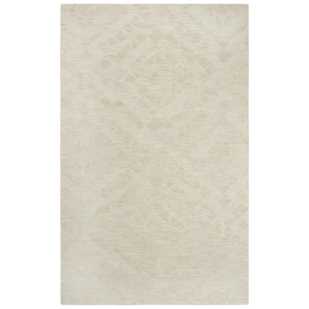 Emerson Neutral 5' x 8' Hand-Tufted Rug- ES1011. Picture 4