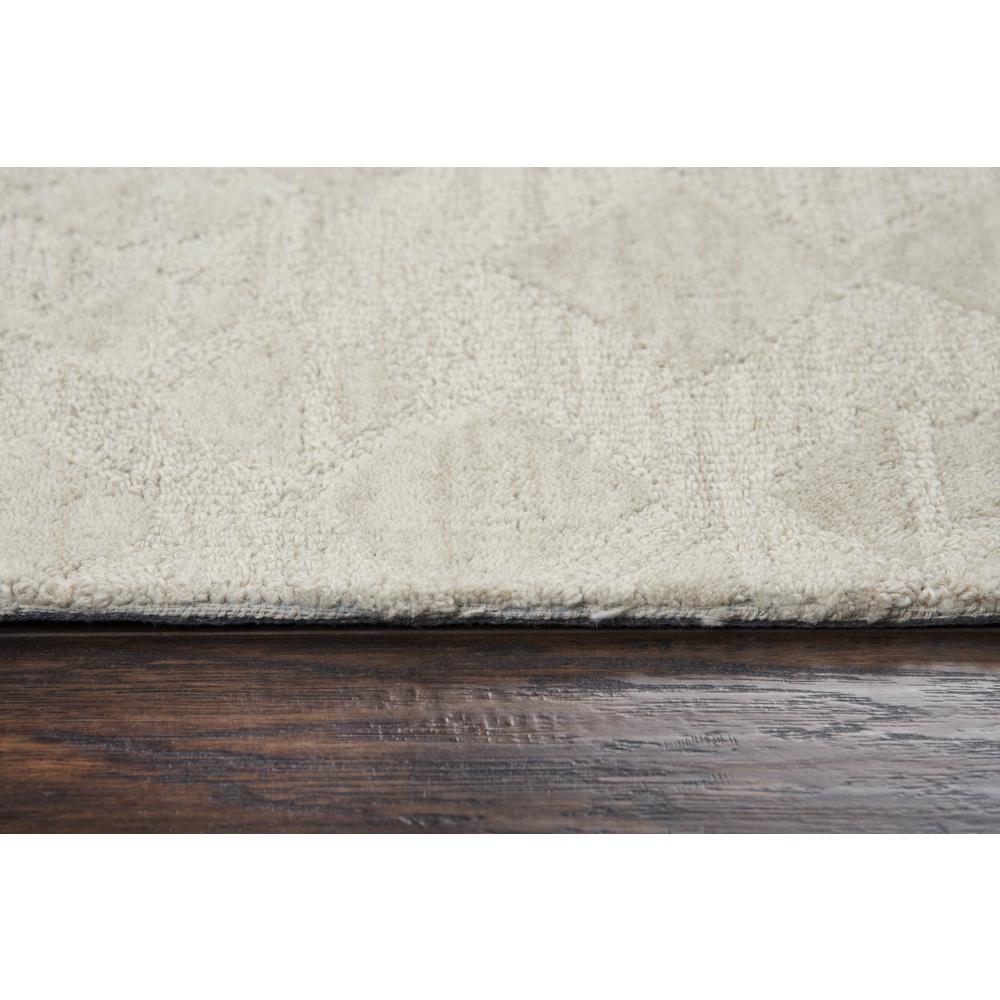 Emerson Neutral 5' x 8' Hand-Tufted Rug- ES1011. Picture 5