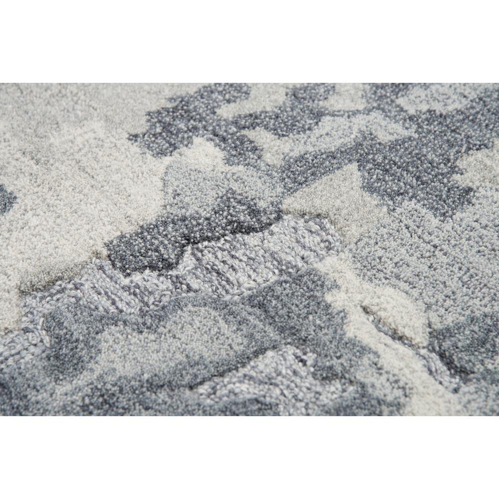 Flare Gray 5' x 8' Hand-Tufted Rug- FR1006. Picture 10