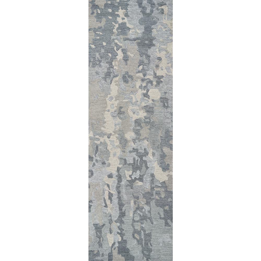 Flare Gray 5' x 8' Hand-Tufted Rug- FR1006. Picture 7