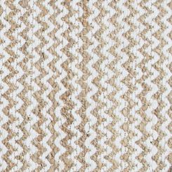 Hand Woven Flat Weave Pile Jute/ Wool Rug, 3' x 5'. Picture 12
