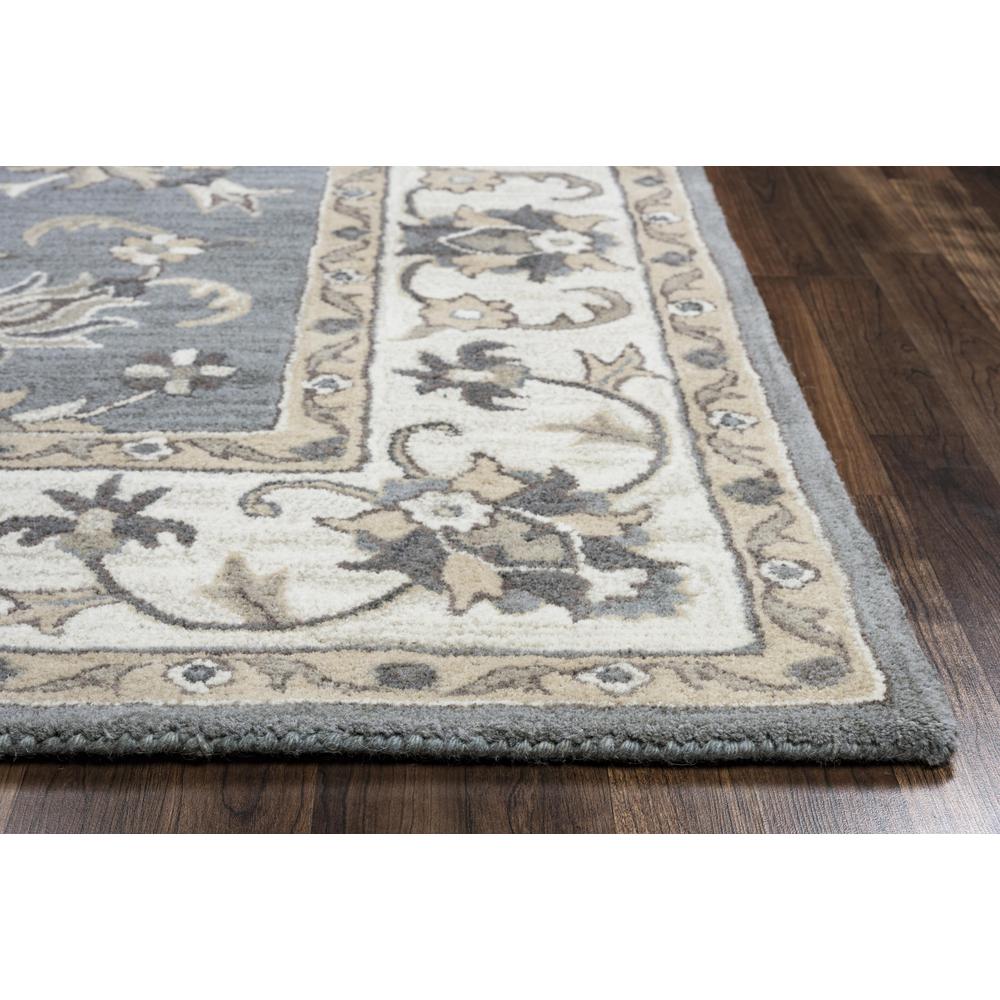 Hand Tufted Cut Pile Wool Rug, 2'6" x 10'. Picture 3