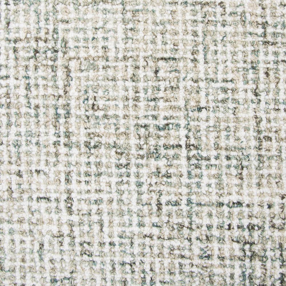 Hand Tufted Loop Pile Wool Rug, 2'6" x 10'. Picture 3