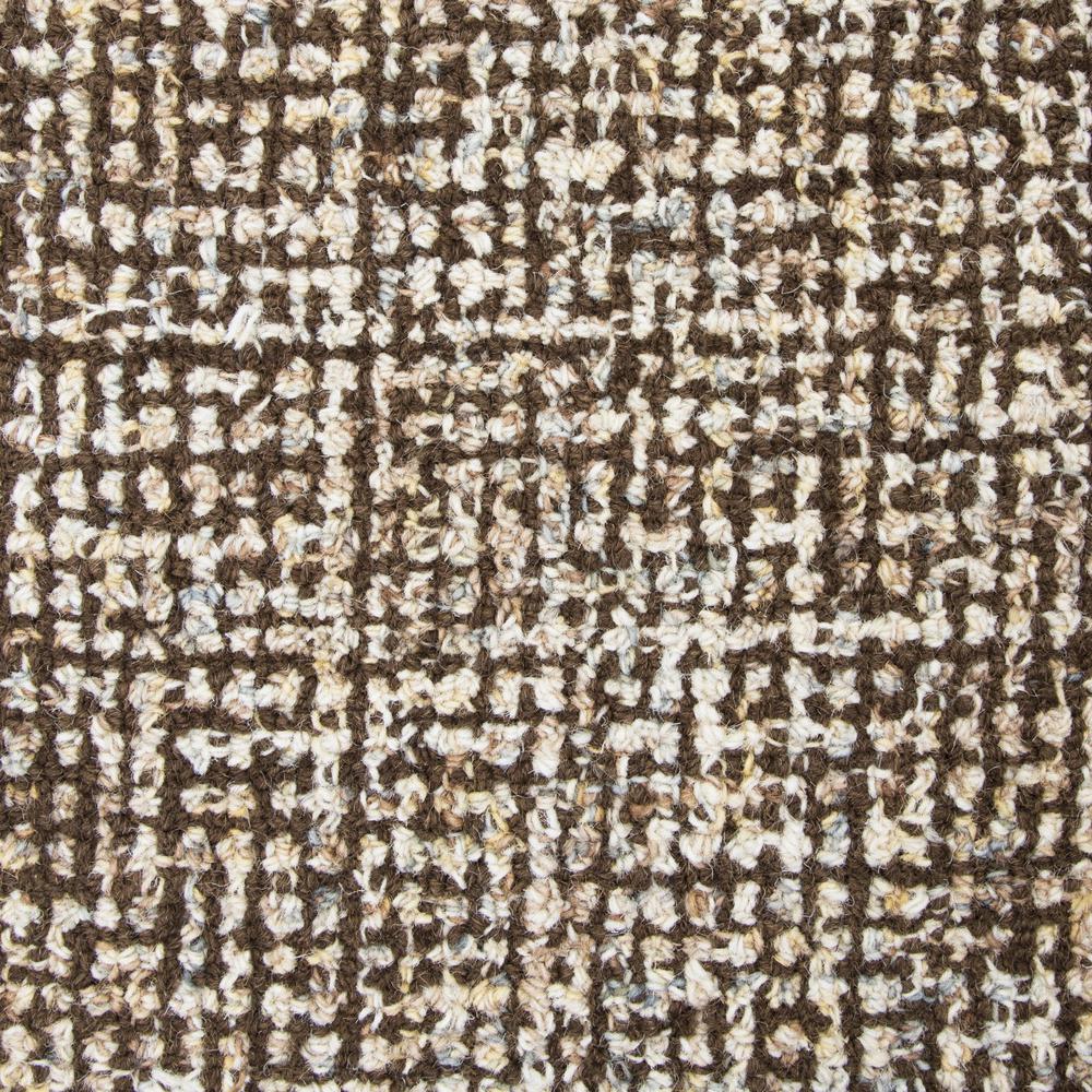 Hand Tufted Loop Pile Wool Rug, 2'6" x 10'. Picture 3
