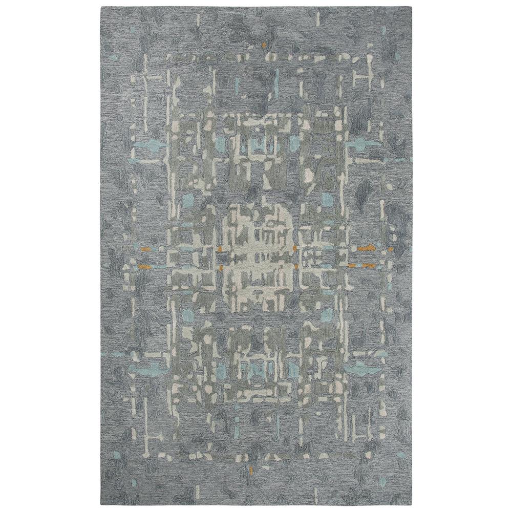 Lapis Gray 5' x 8' Hand-Tufted Rug- LP1006. Picture 11
