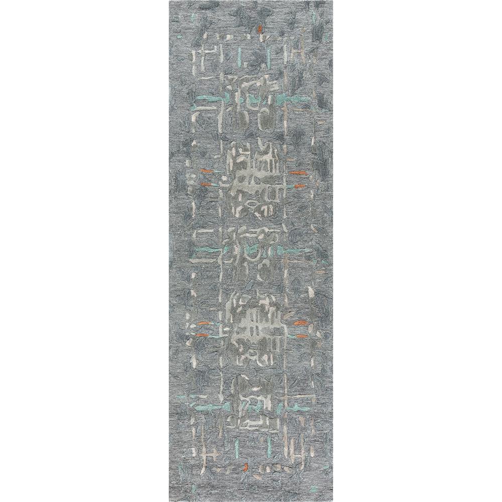 Lapis Gray 5' x 8' Hand-Tufted Rug- LP1006. Picture 7