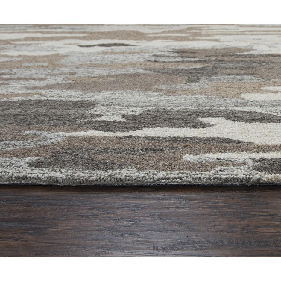 Makalu Brown 5' x 8' Hand-Tufted Rug- MK1008. Picture 9