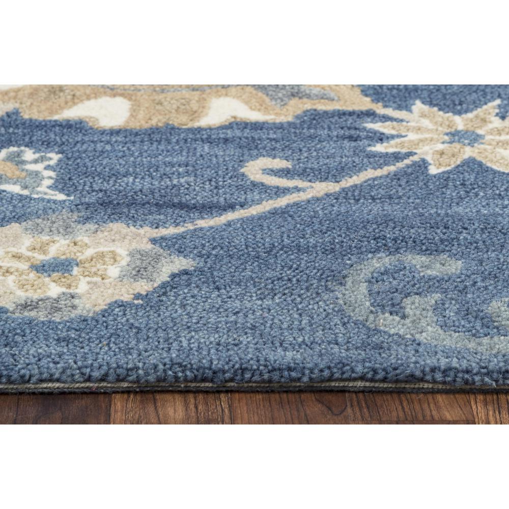 Hand Tufted Cut Pile Wool Rug, 2'6" x 10'. Picture 5