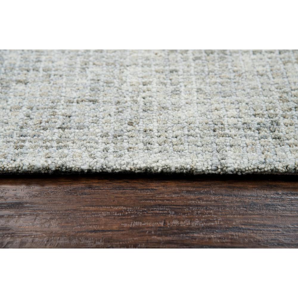 Hand Tufted Cut & Loop Pile Wool Rug, 5' x 8'. Picture 6