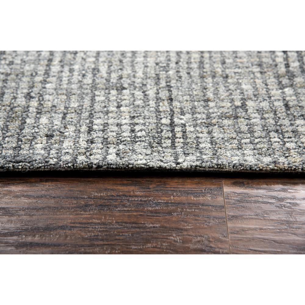 Hand Tufted Cut & Loop Pile Wool Rug, 5' x 8'. Picture 6