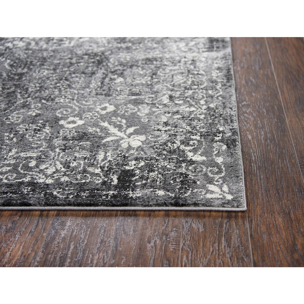Swagger Gray 5'3"x7'6" Power-Loomed Rug- SW1006. Picture 9