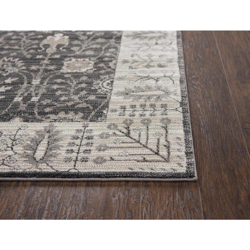 Swagger Gray 5'3"x7'6" Power-Loomed Rug- SW1008. Picture 1
