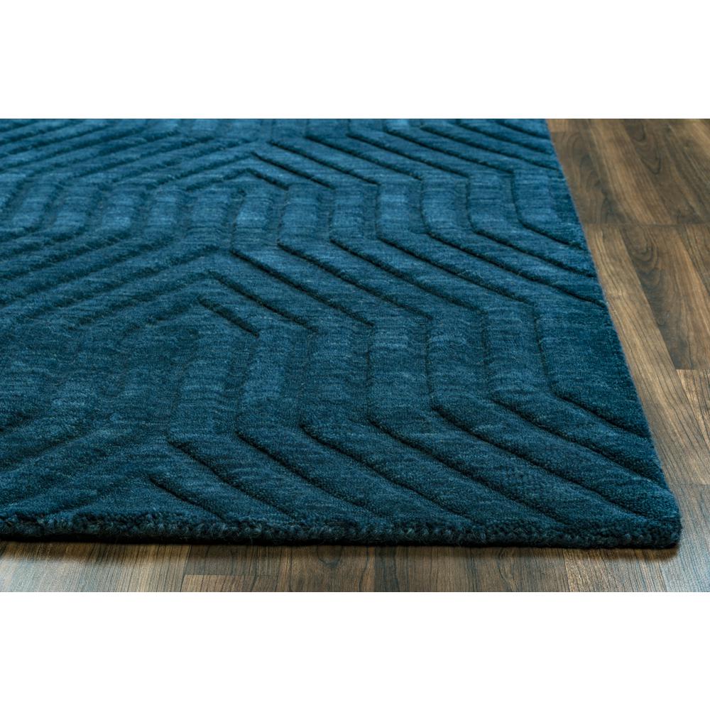 Technique Blue 5' x 8' Hand Loomed Rug- TC8576. Picture 1