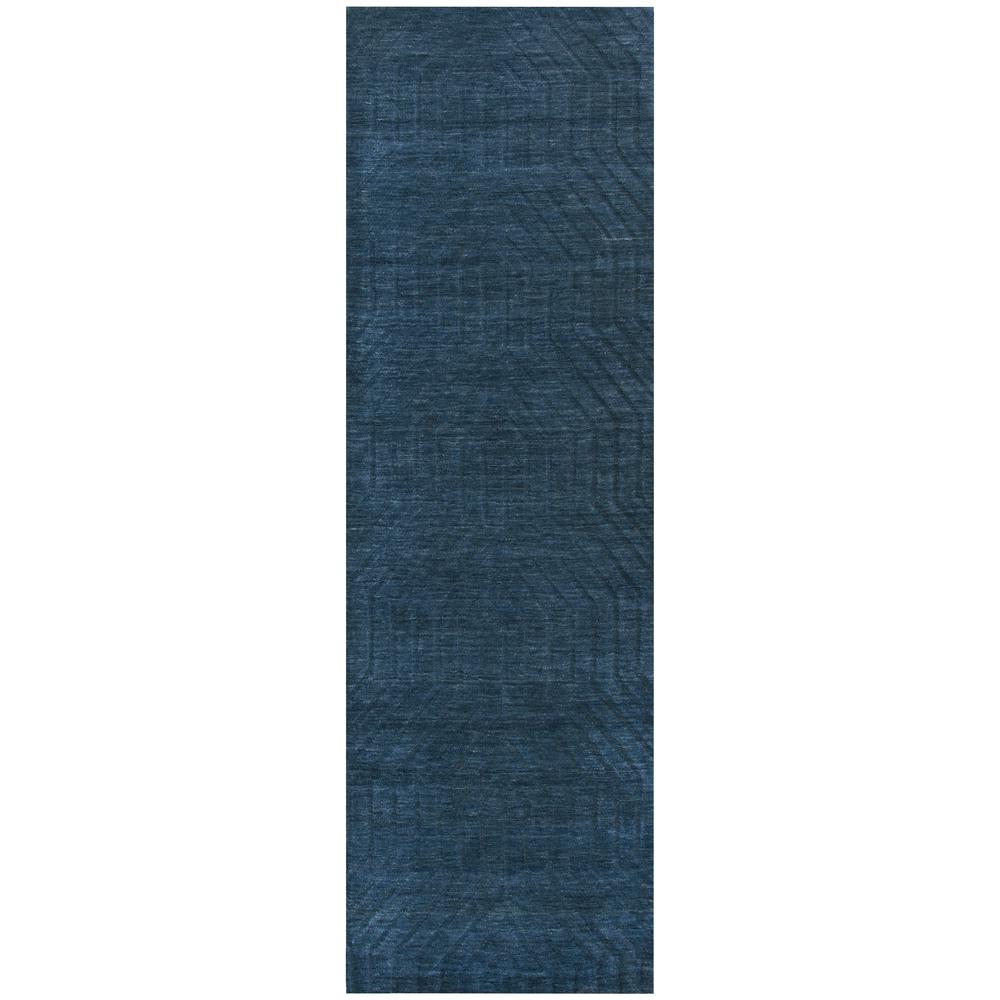 Technique Blue 5' x 8' Hand Loomed Rug- TC8576. Picture 7