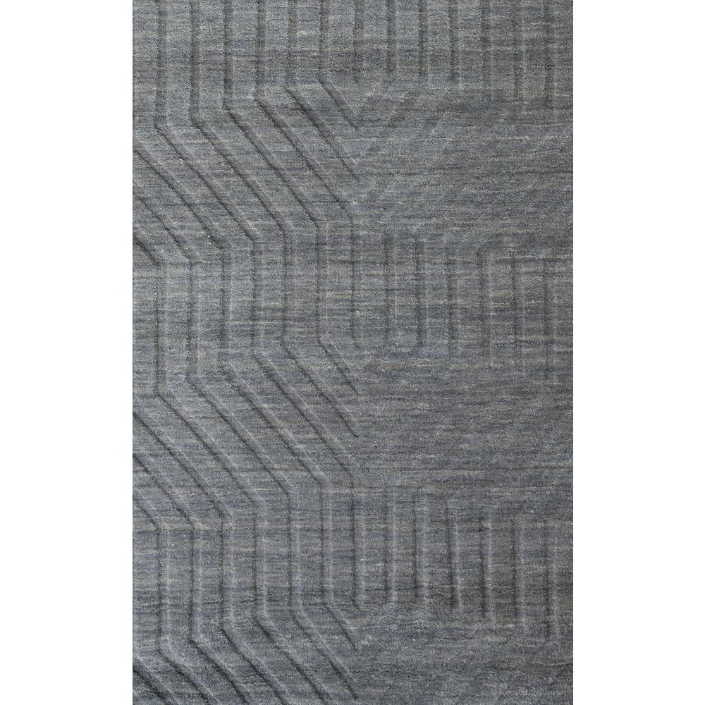 Technique Gray 5' x 8' Hand Loomed Rug- TC8578. Picture 2